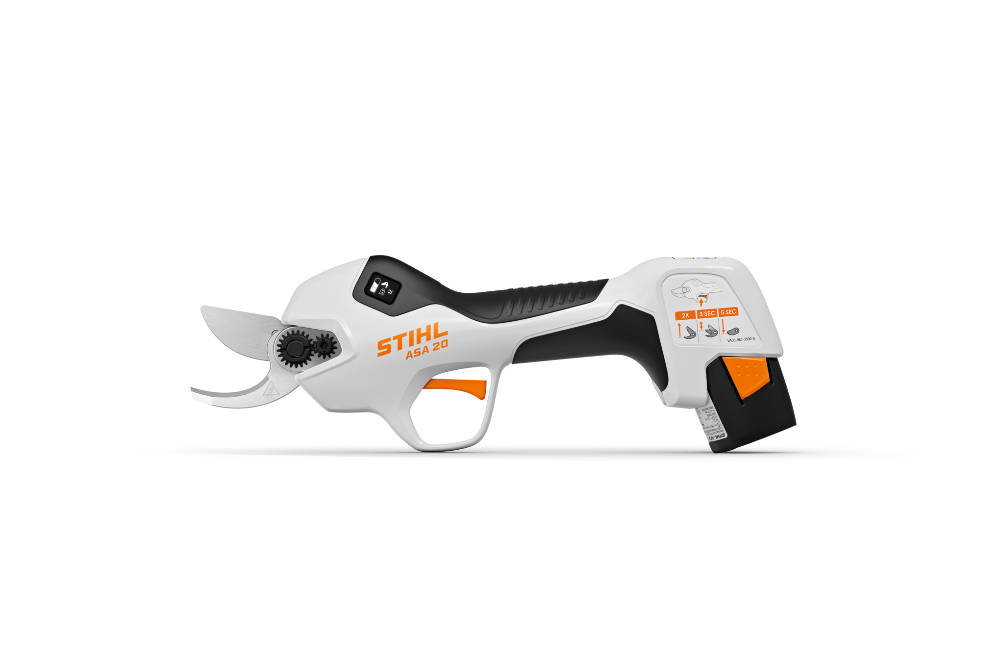ASA 20 Cordless Secateurs with AS 2 battery and AL 1 charger